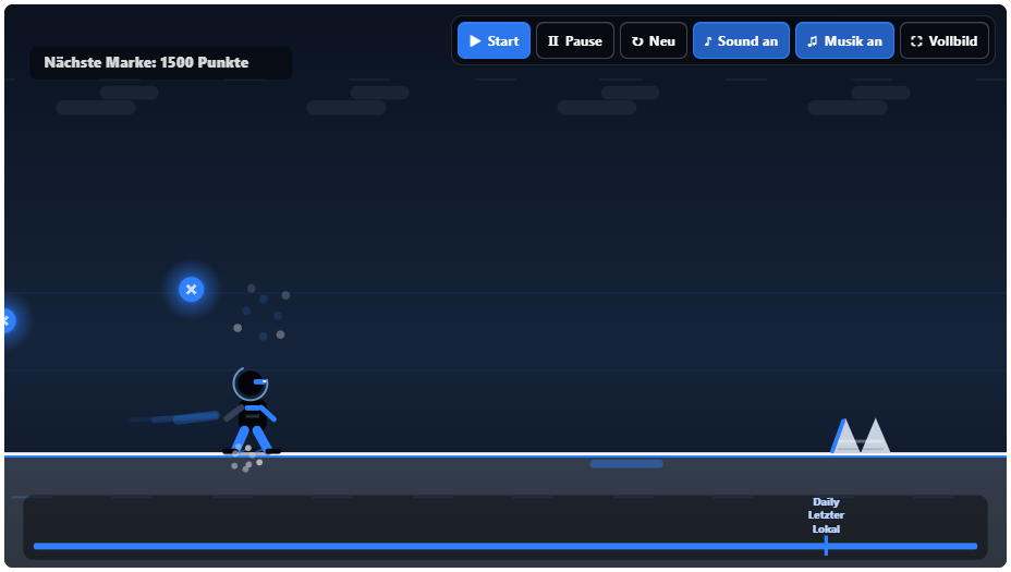 Hero-Grafik der XONTO Flux App mit Spielsituation